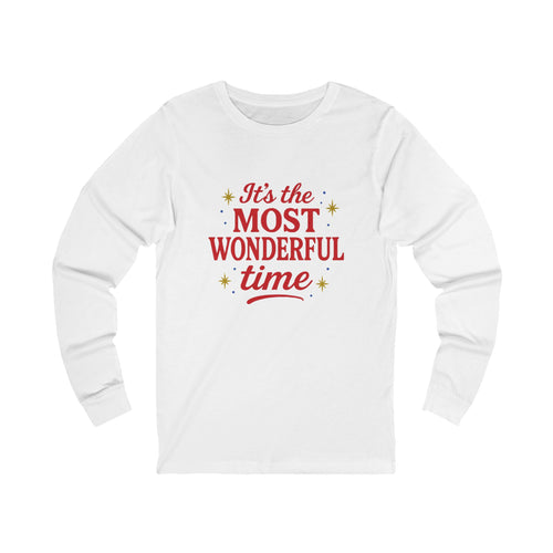 'It's the Most Wonderful Time' Unisex Long Sleeve Tee