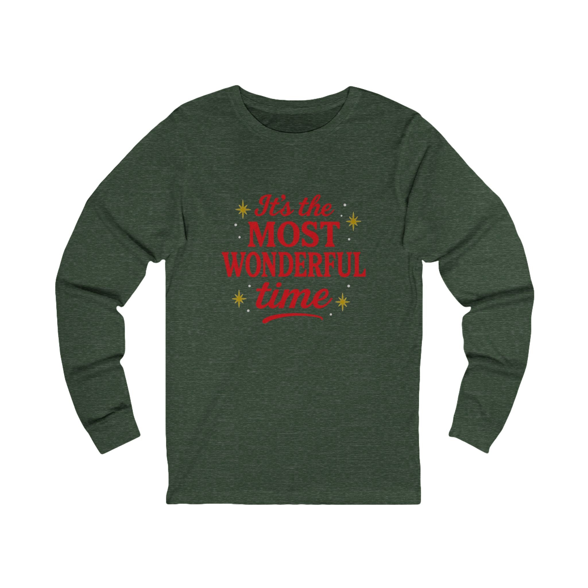 'It's the Most Wonderful Time' Unisex Long Sleeve Tee