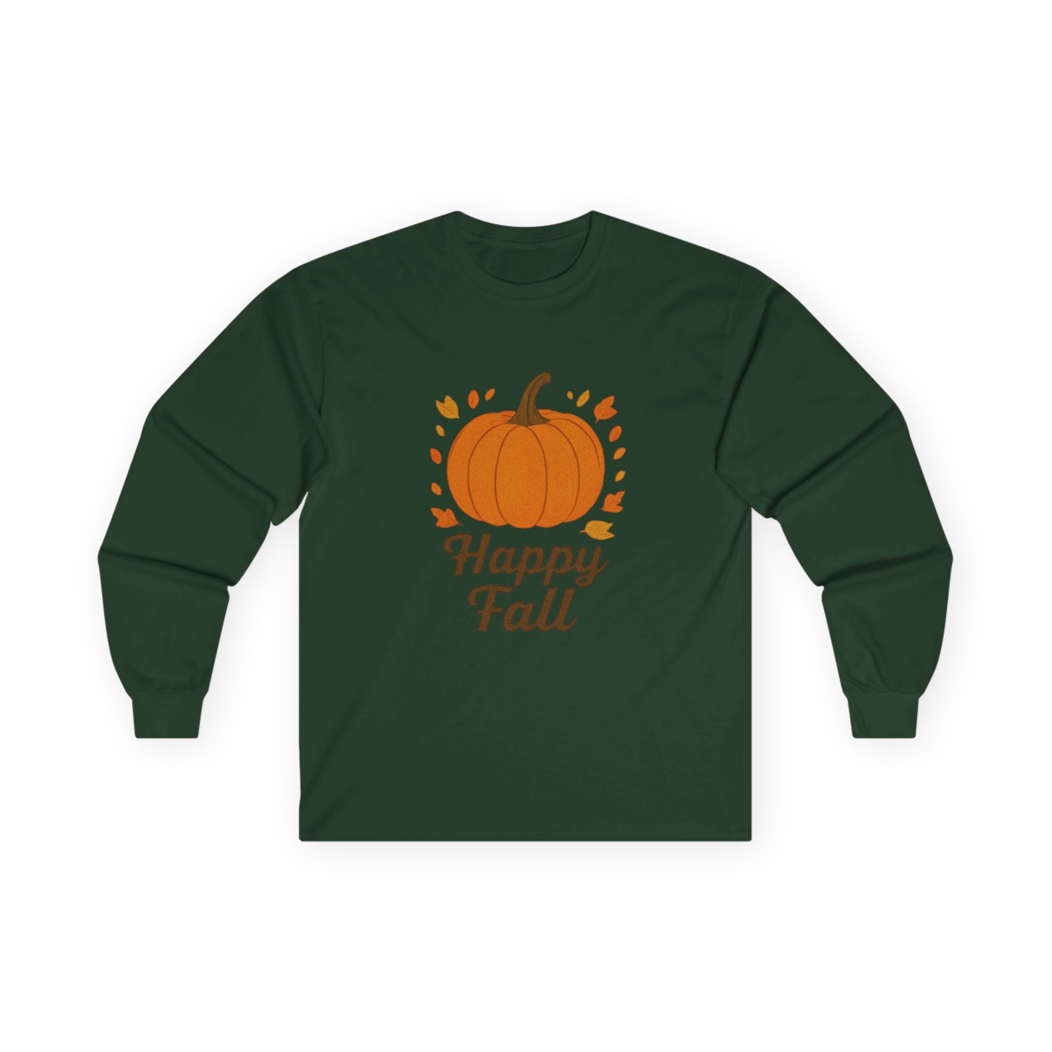 Happy Fall Pumpkin Unisex Long Sleeve