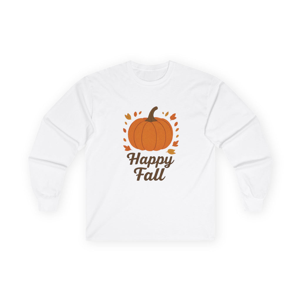 Happy Fall Pumpkin Unisex Long Sleeve
