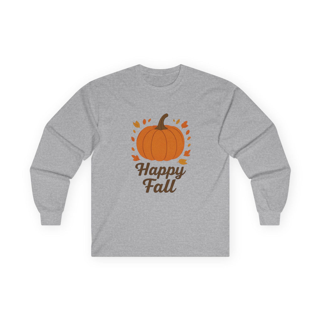 Happy Fall Pumpkin Unisex Long Sleeve