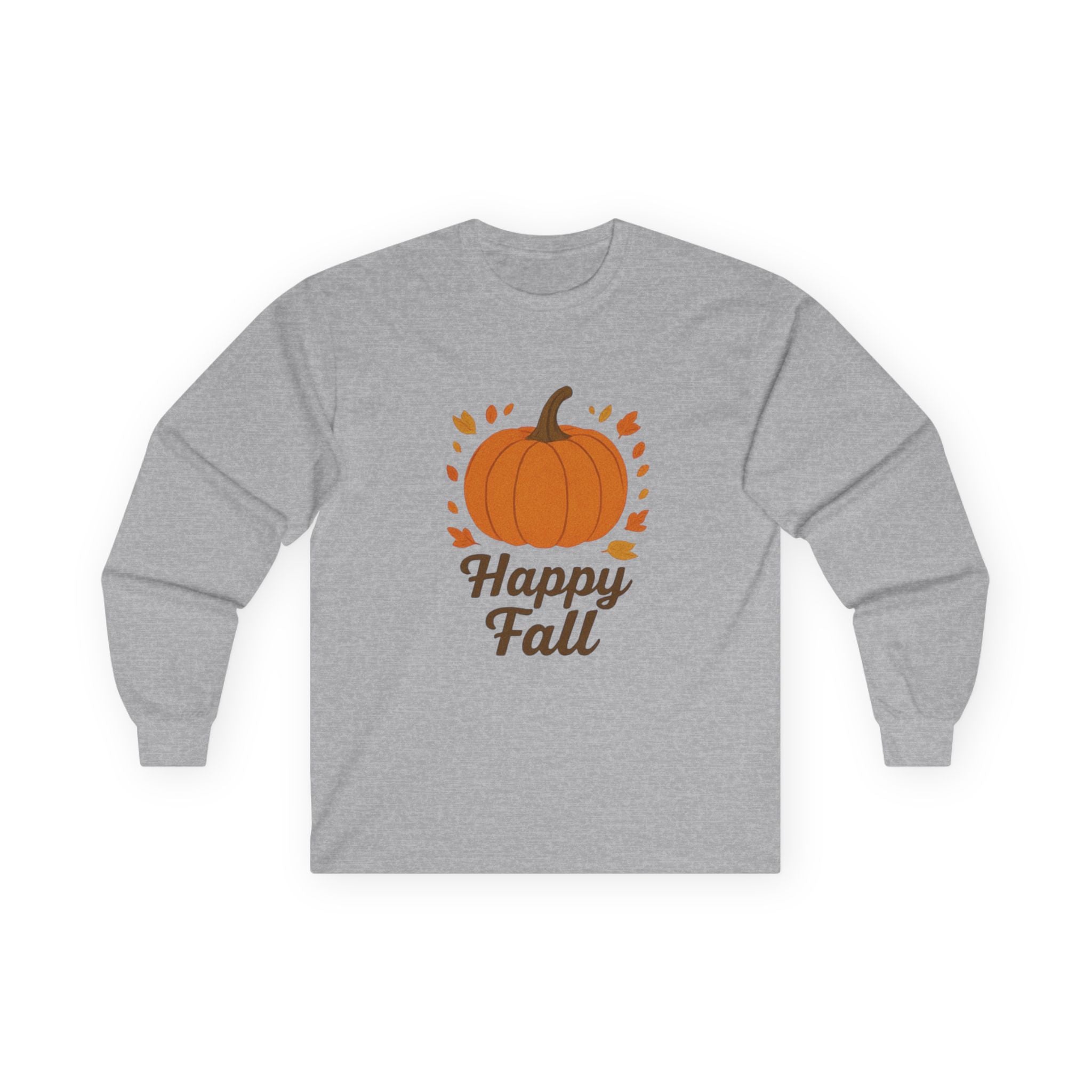 Happy Fall Pumpkin Unisex Long Sleeve